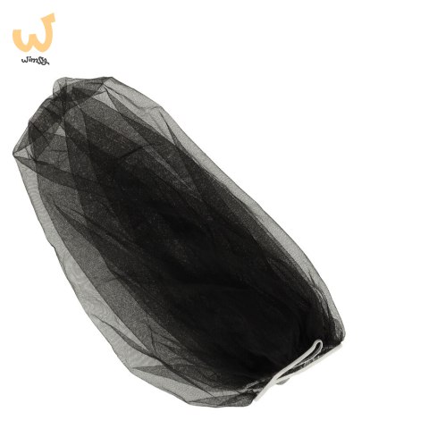 Moskitiera siatka na owady elastyczna na gumkę do wózka uniwersalna 140cm czarna Moskitiera siatka na owady elastyczna na gumkę do wózka uniwersalna 140cm czarna