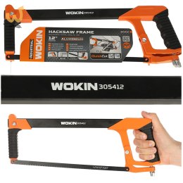 Piła ręczna brzeszczot do metalu kabłąkowa aluminiowy uchwyt regulacja ostrza 300 mm WOKIN