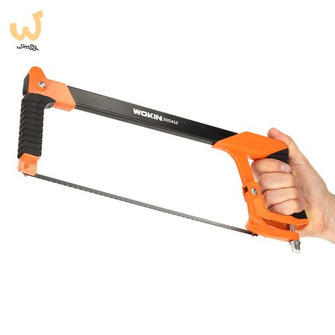 Piła ręczna brzeszczot do metalu kabłąkowa aluminiowy uchwyt regulacja ostrza 300 mm WOKIN Piła ręczna brzeszczot do metalu kabłąkowa aluminiowy uchwyt regulacja ostrza 300 mm WOKIN
