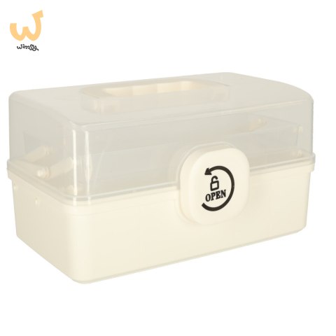 Pojemnik na leki organizer pudełko apteczka 29 x 16 x 15 cm Pojemnik na leki organizer pudełko apteczka 29 x 16 x 15 cm