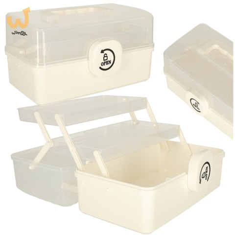 Pojemnik na leki organizer pudełko apteczka 29 x 16 x 15 cm Pojemnik na leki organizer pudełko apteczka 29 x 16 x 15 cm