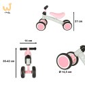Rowerek Trike Fix Tiny czterokołowy biegowy różowy