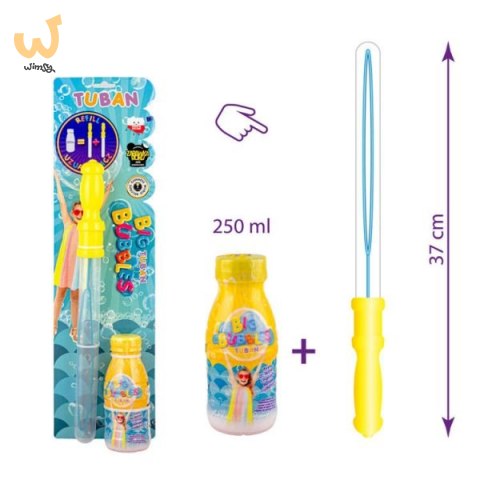 TUBAN Miecz do baniek mydlanych bańki mydlane + płyn 250ml TUBAN Miecz do baniek mydlanych bańki mydlane + płyn 250ml