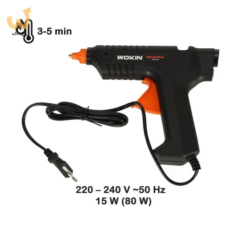 WOKIN Pistolet do kleju klejenia na gorąco 15W + wkłady 11,2mm WOKIN Pistolet do kleju klejenia na gorąco 15W + wkłady 11,2mm