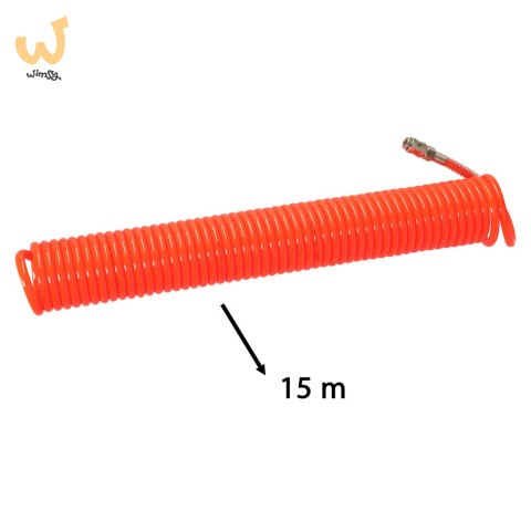 Wąż pneumatyczny spiralny zwijany do kompresora 12mm 15m KAFUWELL Wąż pneumatyczny spiralny zwijany do kompresora 12mm 15m KAFUWELL