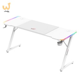 Biurko gamingowe Huzaro Hero 4.8 White RGB