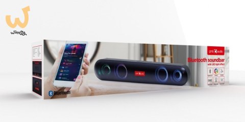 GEMBIRD GŁOŚNIK SOUNDBAR 2X 5W BLUETOOTH CZARNY GEMBIRD GŁOŚNIK SOUNDBAR 2X 5W BLUETOOTH CZARNY