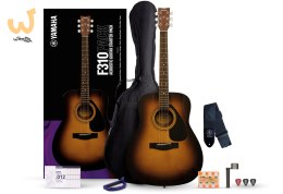 Yamaha F310P Tobacco Brown SB - Gitara akustczyna (Zestaw)