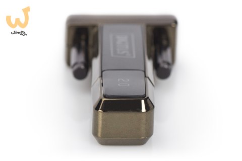 Adapter DIGITUS DA-70156 (USB M - RS-232 M; kolor czarny) Adapter DIGITUS DA-70156 (USB M - RS-232 M; kolor czarny)