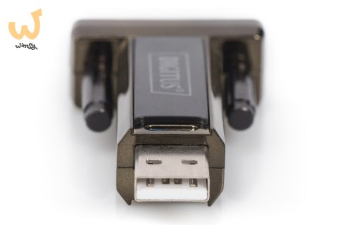 Adapter DIGITUS DA-70156 (USB M - RS-232 M; kolor czarny) Adapter DIGITUS DA-70156 (USB M - RS-232 M; kolor czarny)