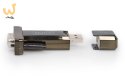 Adapter DIGITUS DA-70156 (USB M - RS-232 M; kolor czarny)