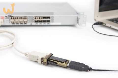 Adapter DIGITUS DA-70156 (USB M - RS-232 M; kolor czarny) Adapter DIGITUS DA-70156 (USB M - RS-232 M; kolor czarny)