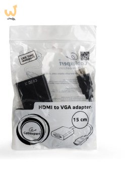 Adapter GEMBIRD A-HDMI-VGA-04 (HDMI M - D-Sub (VGA) F; 0,15m; kolor czarny) Adapter GEMBIRD A-HDMI-VGA-04 (HDMI M - D-Sub (VGA) F; 0,15m; kolor czarny)