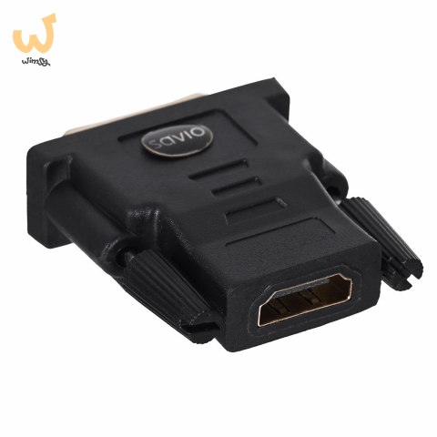 Adapter SAVIO cl-21 (HDMI F - DVI-D M; kolor czarny) Adapter SAVIO cl-21 (HDMI F - DVI-D M; kolor czarny)