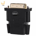 Adapter SAVIO cl-21 (HDMI F - DVI-D M; kolor czarny)