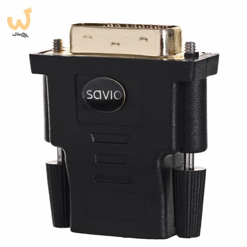 Adapter SAVIO cl-21 (HDMI F - DVI-D M; kolor czarny) Adapter SAVIO cl-21 (HDMI F - DVI-D M; kolor czarny)
