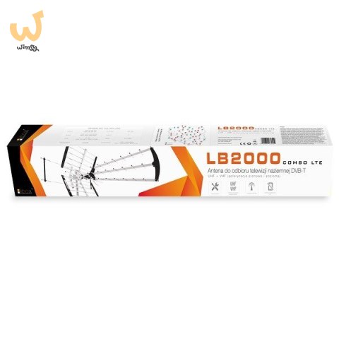 Antena kierunkowa zewnętrzna Libox LB2000 (32 dB; Typ F) Antena kierunkowa zewnętrzna Libox LB2000 (32 dB; Typ F)