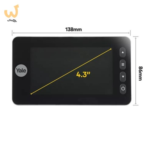 Elektroniczny wizjer drzwiowy Yale 5800 Digital Door Viewer 4,3" Elektroniczny wizjer drzwiowy Yale 5800 Digital Door Viewer 4,3"