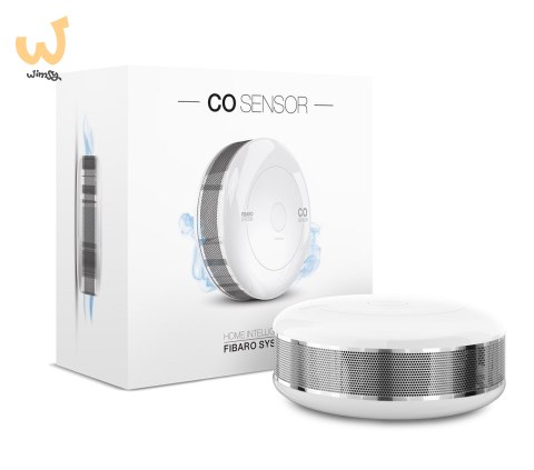 FIBARO Czujnik tlenku węgla CO Sensor FGCD-001 (wewnętrzny; Z-Wave; kolor biały) FIBARO Czujnik tlenku węgla CO Sensor FGCD-001 (wewnętrzny; Z-Wave; kolor biały)