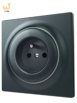 FIBARO Gniazdko Walli Outlet N typ E antracyt FGWSONE-011-8