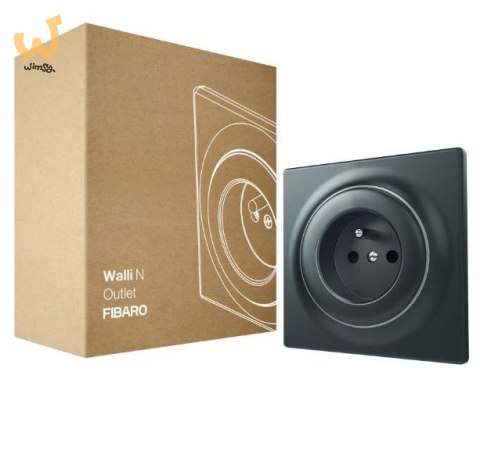 FIBARO Gniazdko Walli Outlet N typ E antracyt FGWSONE-011-8 FIBARO Gniazdko Walli Outlet N typ E antracyt FGWSONE-011-8