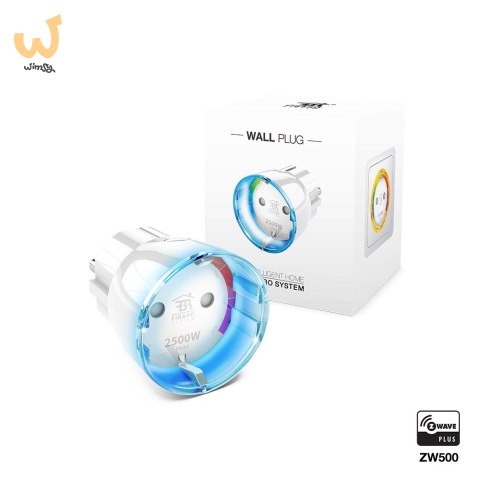 FIBARO Gniazdko inteligentne bezprzewodowe Shuko Z-Wave FGWPF-102 FIBARO Gniazdko inteligentne bezprzewodowe Shuko Z-Wave FGWPF-102