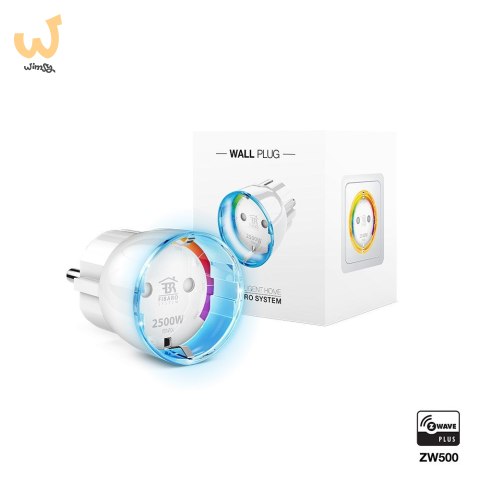 FIBARO Gniazdko inteligentne bezprzewodowe Shuko Z-Wave FGWPF-102 FIBARO Gniazdko inteligentne bezprzewodowe Shuko Z-Wave FGWPF-102