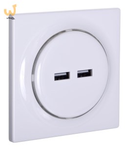 FIBARO Gniazdo USB Walli N USB Outlet FGWU-021