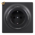 FIBARO Gniazdo Walli Outlet type F FGWOF-011-8 antracyt
