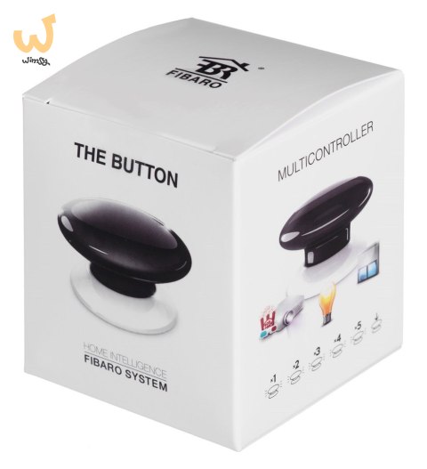 FIBARO Przycisk The Button FGPB-101-2 ZW5 (Bluetooth, Z-Wave; kolor czarny) FIBARO Przycisk The Button FGPB-101-2 ZW5 (Bluetooth, Z-Wave; kolor czarny)