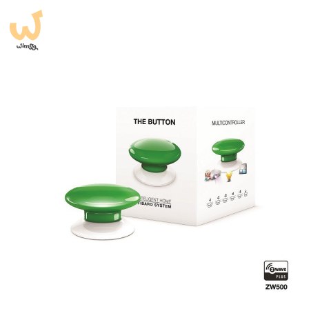 FIBARO Przycisk The Button FGPB-101-5 ZW5 (Bluetooth, Z-Wave; kolor zielony) FIBARO Przycisk The Button FGPB-101-5 ZW5 (Bluetooth, Z-Wave; kolor zielony)