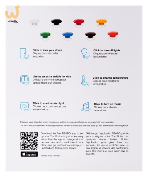 FIBARO Przycisk zdalnego sterowania Home Kit FGBHPB-101-1 FIBARO Przycisk zdalnego sterowania Home Kit FGBHPB-101-1