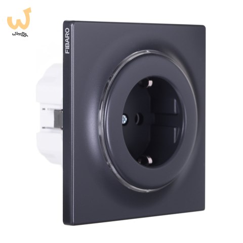 FIBARO Walli Gniazdko N Outlet type F antracyt FGWSONF-011-8 FIBARO Walli Gniazdko N Outlet type F antracyt FGWSONF-011-8