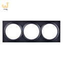 Fibaro Ramka ozdobna potrójna antra FG-Wx-PP-0004-8