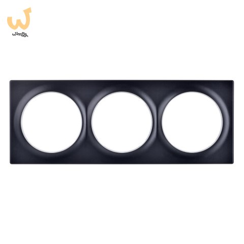 Fibaro Ramka ozdobna potrójna antra FG-Wx-PP-0004-8 Fibaro Ramka ozdobna potrójna antra FG-Wx-PP-0004-8