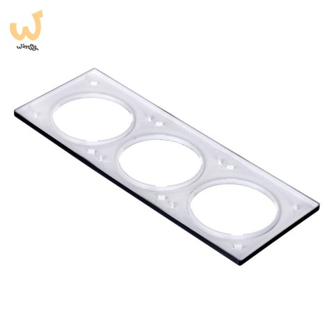 Fibaro Ramka ozdobna potrójna antra FG-Wx-PP-0004-8 Fibaro Ramka ozdobna potrójna antra FG-Wx-PP-0004-8