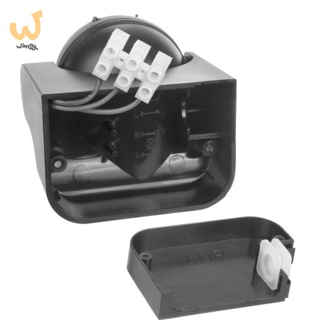 MACLEAN CZUJNIK RUCHU PIR, PODCZERWIEŃ, IP44, SZARY, ZASIĘG 12M, MAX. OBCIĄŻENIE 800/1200W MCE358 GR MACLEAN CZUJNIK RUCHU PIR, PODCZERWIEŃ, IP44, SZARY, ZASIĘG 12M, MAX. OBCIĄŻENIE 800/1200W MCE358 GR