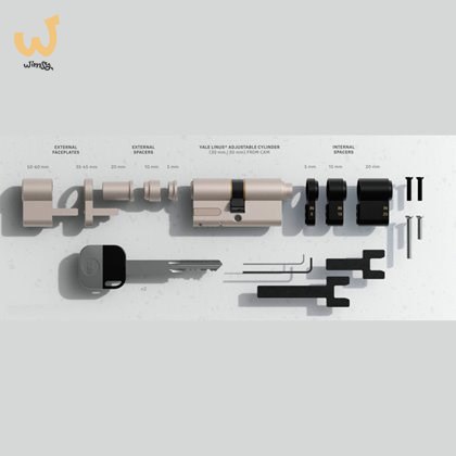 Regulowana wkładka do zamka Yale Linus Adjustable Cylinder Regulowana wkładka do zamka Yale Linus Adjustable Cylinder