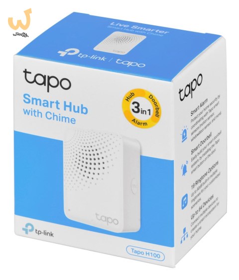 TP-Link Tapo H100 HUB Smart WiFi z dzwonkiem TP-Link Tapo H100 HUB Smart WiFi z dzwonkiem