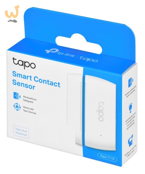 TP-Link Tapo T110 CZUJNIK magnetyczny otwarcia drzwi/okien Smart (biały) TP-Link Tapo T110 CZUJNIK magnetyczny otwarcia drzwi/okien Smart (biały)