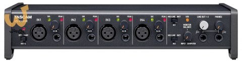 Tascam US-4x4HR - Interfejs USB audio/MIDI wysokiej rozdzielczości (4 wejścia, 4 wyjścia) Tascam US-4x4HR - Interfejs USB audio/MIDI wysokiej rozdzielczości (4 wejścia, 4 wyjścia)