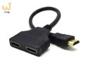 Adapter GEMBIRD DSP-2PH4-04 (HDMI M - 2x HDMI F; 0,20m; kolor czarny)