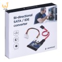 Adapter GEMBIRD SATA-IDE-2 (SATA M - IDE F; 0,30m; kolor czarny)