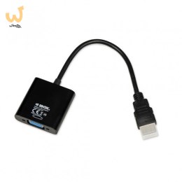 Adapter IBOX IAHV01 (HDMI M - D-Sub (VGA) F; 1m; kolor czarny)