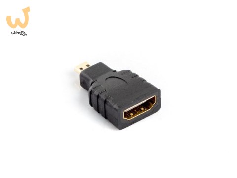 Adapter Lanberg AD-0015-BK (HDMI F - Micro HDMI M; kolor czarny) Adapter Lanberg AD-0015-BK (HDMI F - Micro HDMI M; kolor czarny)