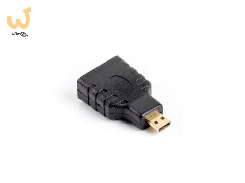 Adapter Lanberg AD-0015-BK (HDMI F - Micro HDMI M; kolor czarny) Adapter Lanberg AD-0015-BK (HDMI F - Micro HDMI M; kolor czarny)