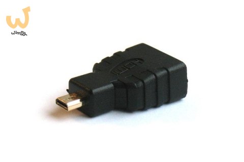 Adapter SAVIO CL-17 (HDMI M - Micro HDMI F; kolor czarny) Adapter SAVIO CL-17 (HDMI M - Micro HDMI F; kolor czarny)