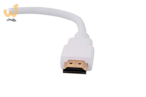 Adapter SAVIO cl-27 (HDMI M - D-Sub (VGA) F; 0,10m; kolor biały) Adapter SAVIO cl-27 (HDMI M - D-Sub (VGA) F; 0,10m; kolor biały)