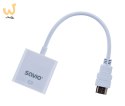 Adapter SAVIO cl-27 (HDMI M - D-Sub (VGA) F; 0,10m; kolor biały)