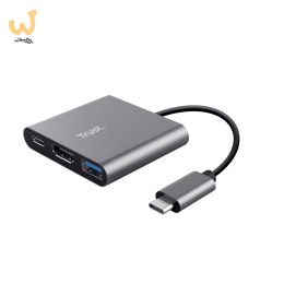 Adapter TRUST DALYX 3-IN-1 USB-C